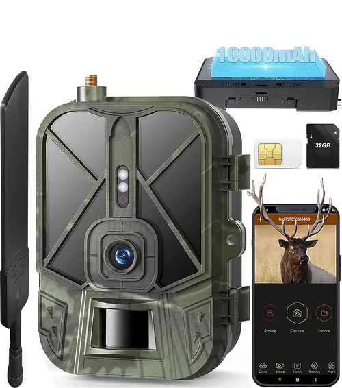 Wildkamera 4G mit Telefonverbindung und SMS/MMS-Funktion