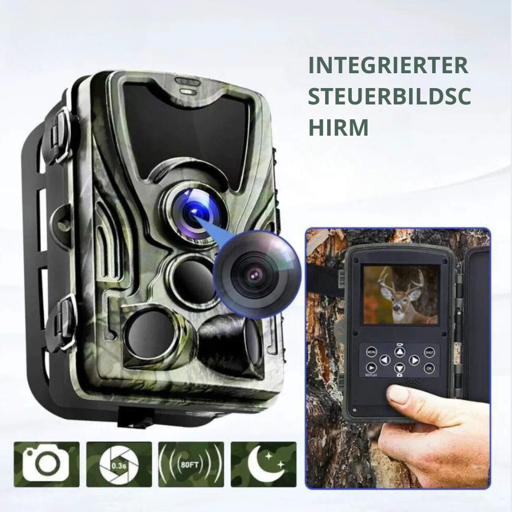 Wildkamera 4G mit Smartphone-Verbindung und Überwachungsfunktion