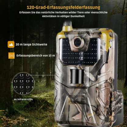 Wildkamera 4K & 4G mit Nachtsicht und Smartphone-Steuerung